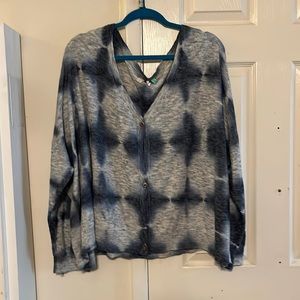 Anthropologie Pilcro tie dye sweater 3X